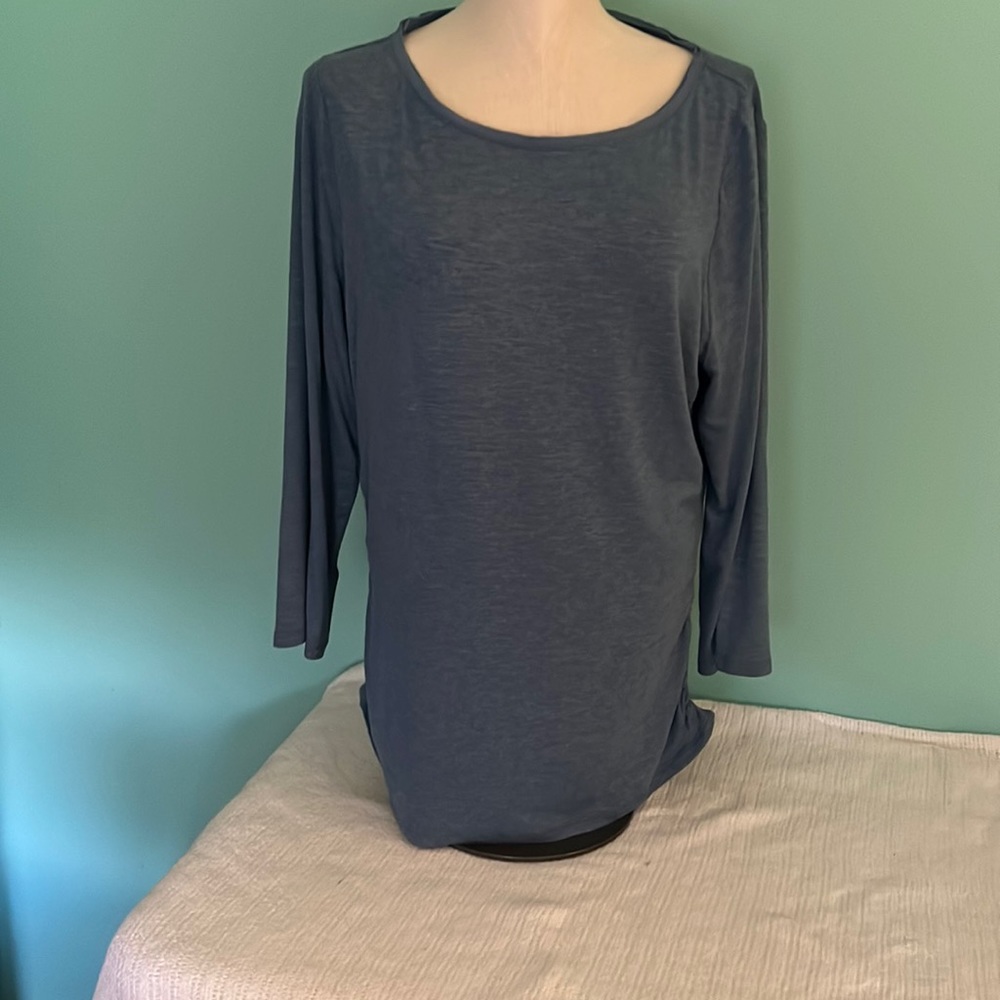 NWT WHBM long  sleeved blue jersey